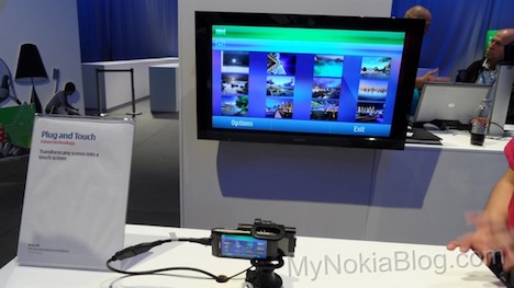 Nokia N8 Connected to a TV Can Turn your HDTV Into a